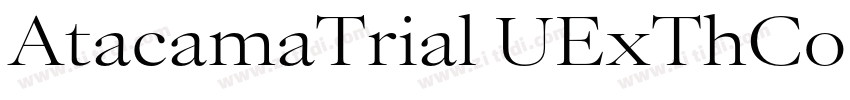 AtacamaTrial UExThCo字体转换